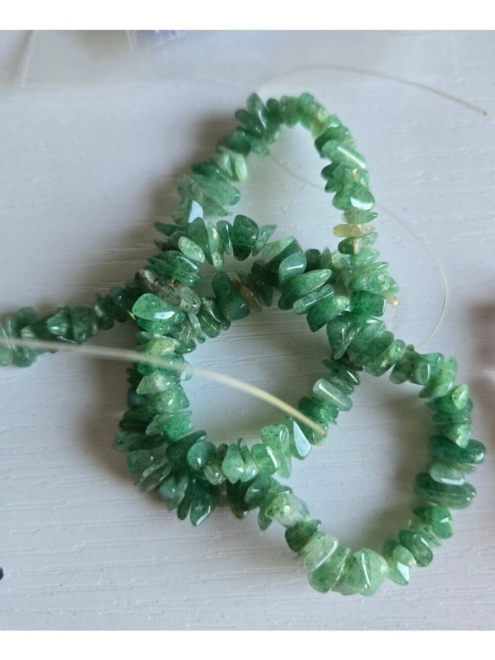 9 Semi-Precious Gemstone Chip Bead Lots Quartz Peridot Carnelian Tanzanite 308gr - Picture 9 of 11